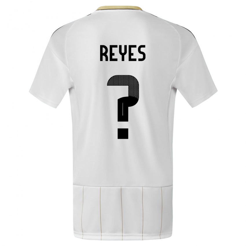 Criança Camisola Costa Rica Kenan Reyes #0 Branco Alternativa 24-26 Camisa Brasil