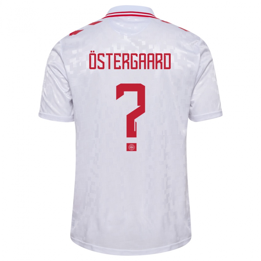 Criança Camisola Dinamarca Christian Östergaard #0 Branco Alternativa 24-26 Camisa Brasil