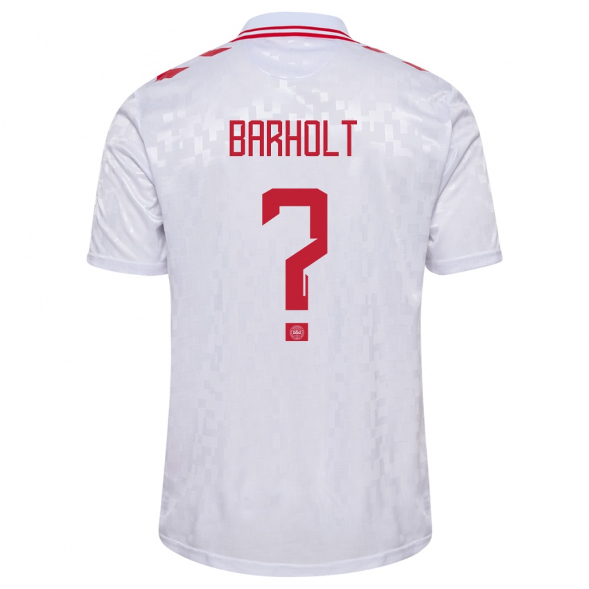 Criança Camisola Dinamarca Noah Barholt #0 Branco Alternativa 24-26 Camisa Brasil