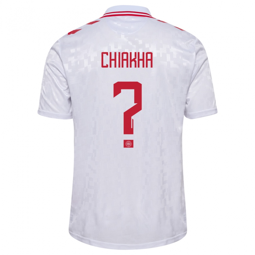 Criança Camisola Dinamarca Amin Chiakha #0 Branco Alternativa 24-26 Camisa Brasil