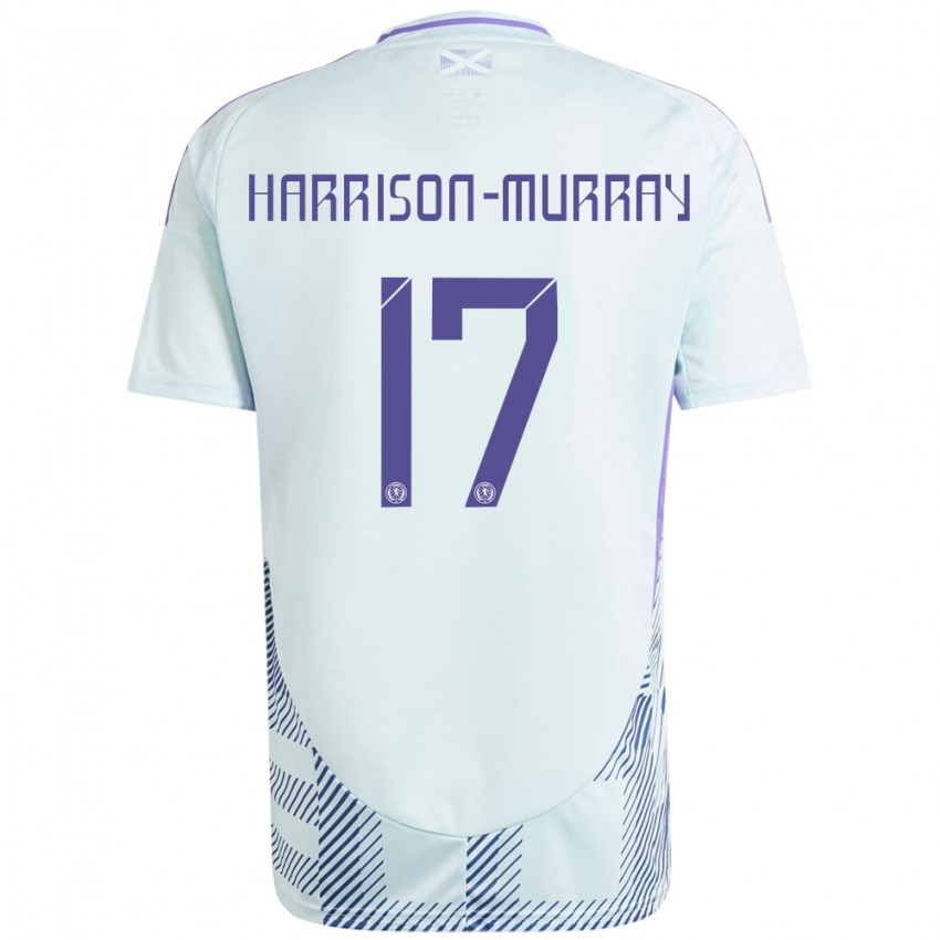 Criança Camisola Escócia Christie Harrison-Murray #17 Azul Menta Claro Alternativa 24-26 Camisa Brasil