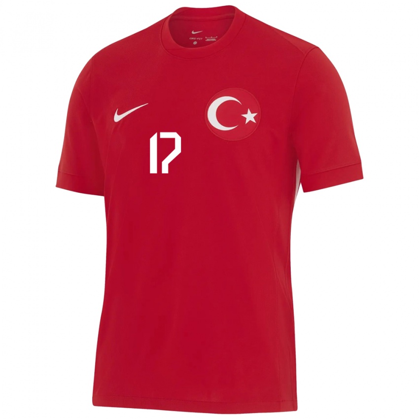 Criança Camisola Turquia İrfan Can Kahveci #17 Vermelho Alternativa 24-26 Camisa Brasil