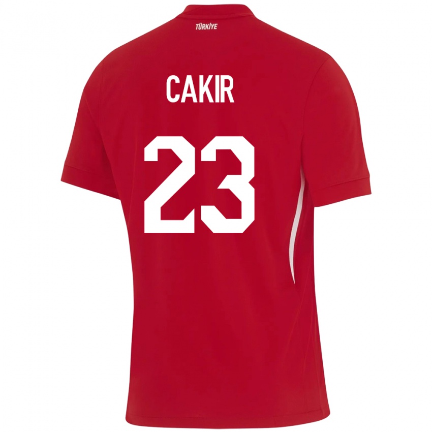 Criança Camisola Turquia Uğurcan Çakır #23 Vermelho Alternativa 24-26 Camisa Brasil