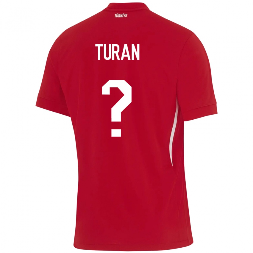 Criança Camisola Turquia Hasan Turan #0 Vermelho Alternativa 24-26 Camisa Brasil