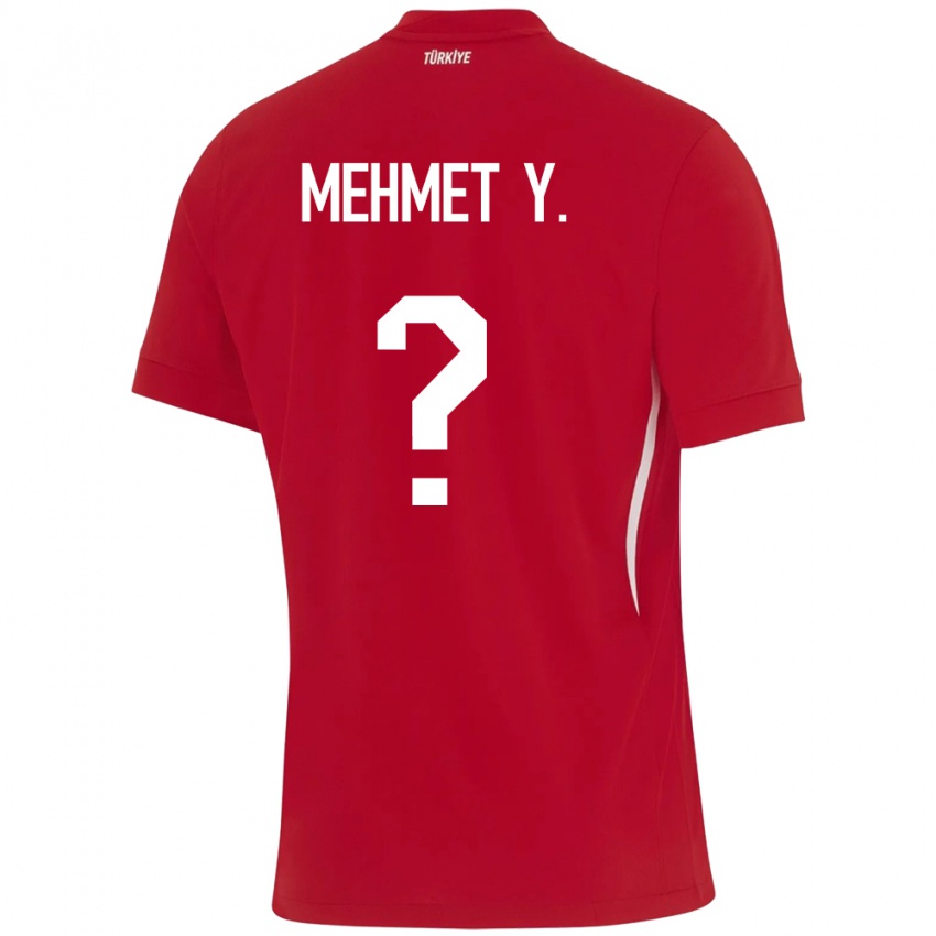 Criança Camisola Turquia Mehmet Yildirim #0 Vermelho Alternativa 24-26 Camisa Brasil