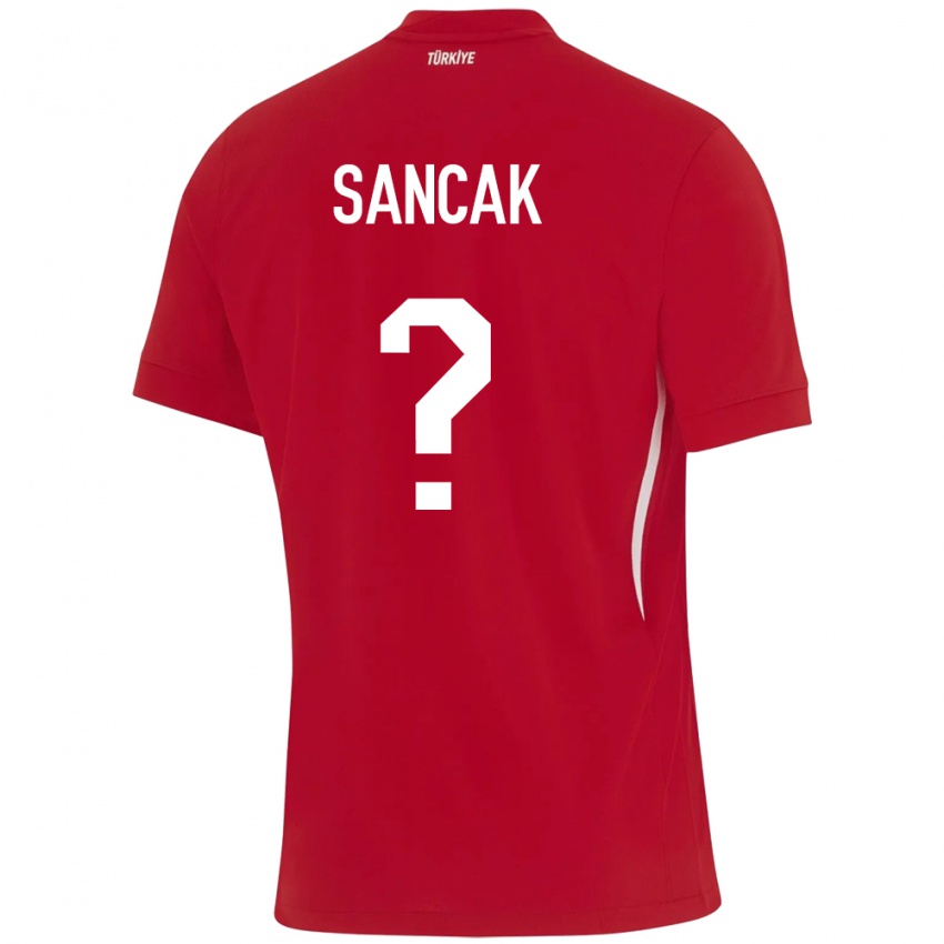 Criança Camisola Turquia Tolga Sancak #0 Vermelho Alternativa 24-26 Camisa Brasil