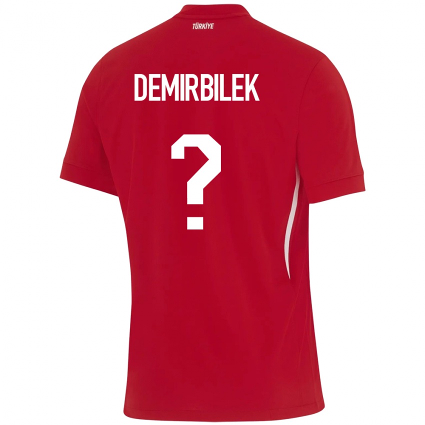 Criança Camisola Turquia Ali Demirbilek #0 Vermelho Alternativa 24-26 Camisa Brasil