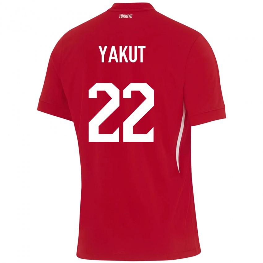 Criança Camisola Turquia Narin Yakut #22 Vermelho Alternativa 24-26 Camisa Brasil