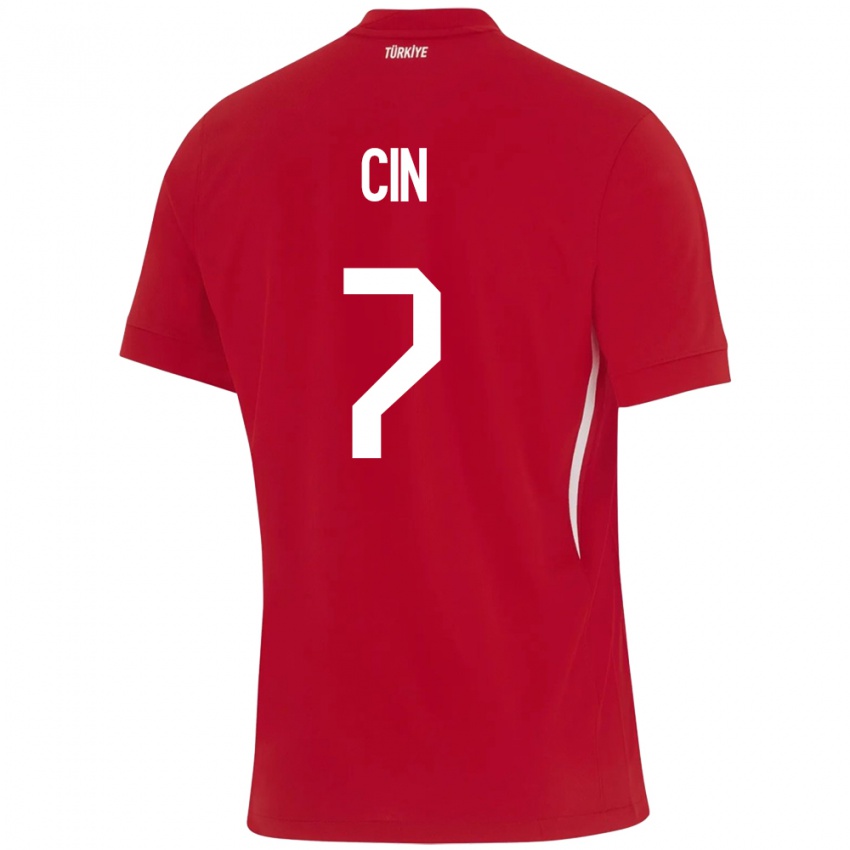 Criança Camisola Turquia Miray Cin #7 Vermelho Alternativa 24-26 Camisa Brasil