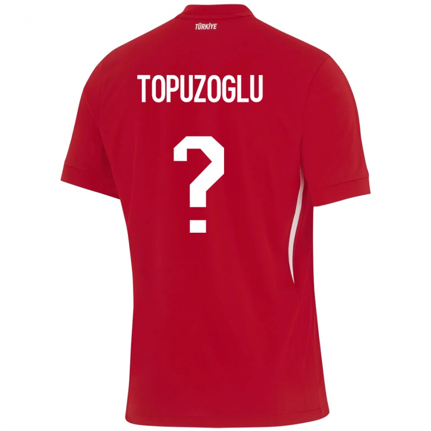 Criança Camisola Turquia Berna Topuzoğlu #0 Vermelho Alternativa 24-26 Camisa Brasil