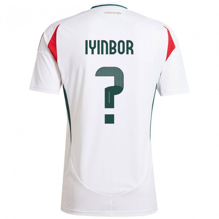 Criança Camisola Hungria Patrick Iyinbor #0 Branco Alternativa 24-26 Camisa Brasil