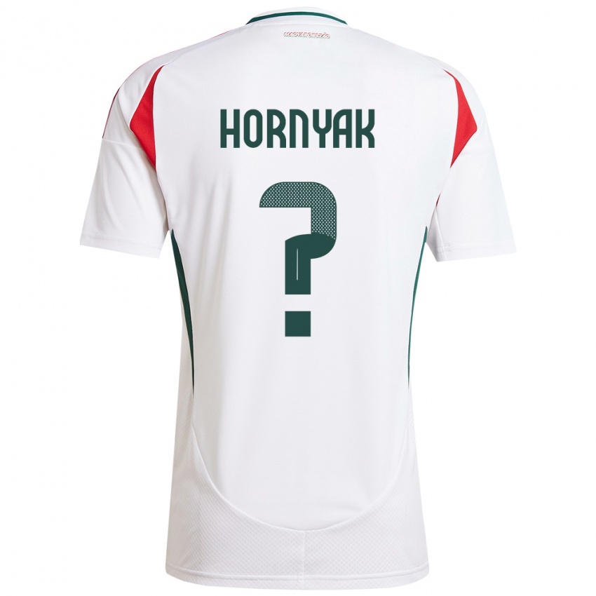 Criança Camisola Hungria Csaba Hornyák #0 Branco Alternativa 24-26 Camisa Brasil