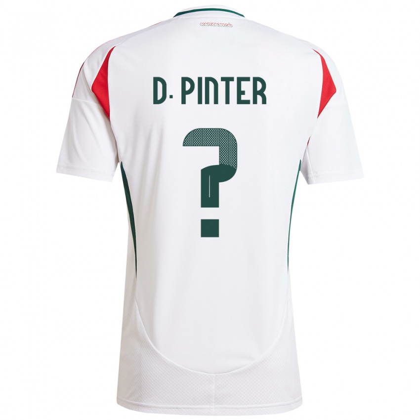 Criança Camisola Hungria Daniel Pinter #0 Branco Alternativa 24-26 Camisa Brasil