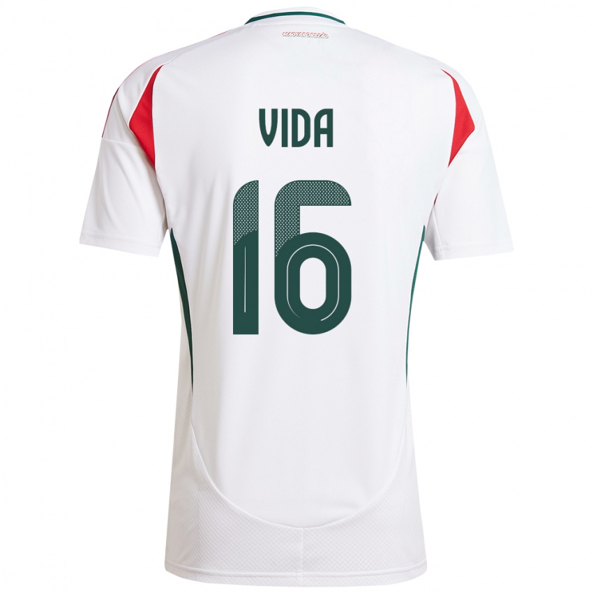 Criança Camisola Hungria Boglárka Vida #16 Branco Alternativa 24-26 Camisa Brasil