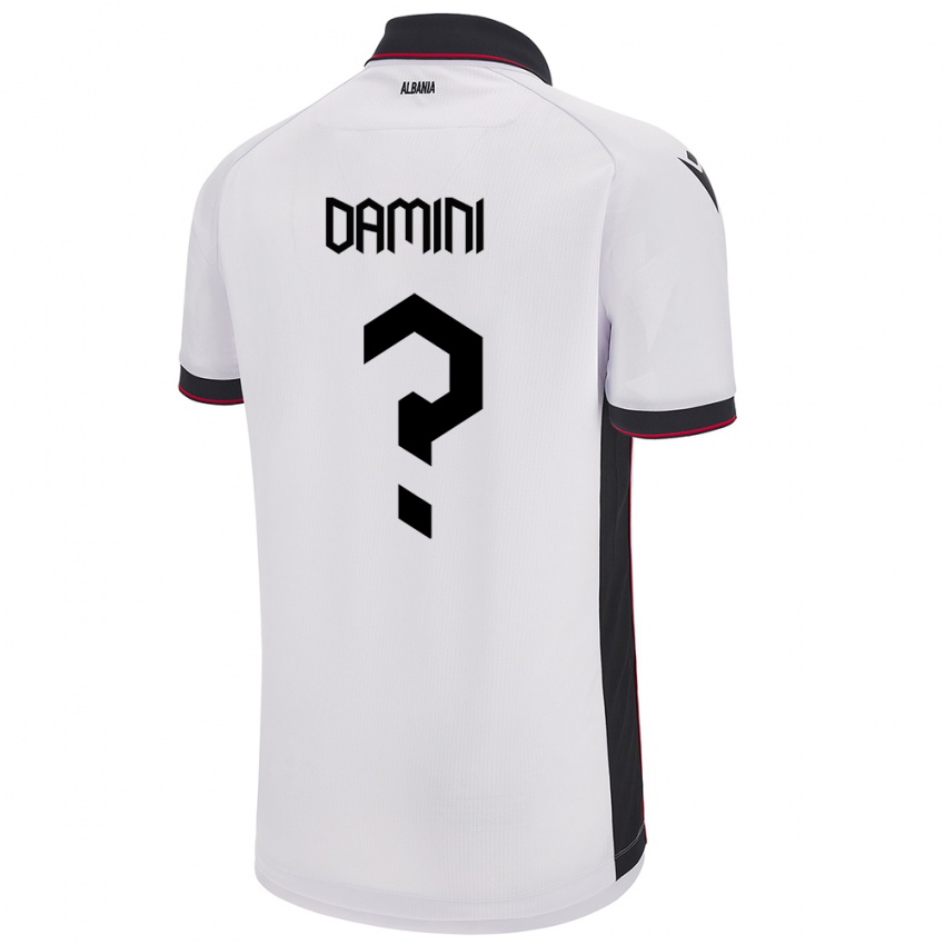 Criança Camisola Albânia Aljon Damini #0 Branco Alternativa 24-26 Camisa Brasil