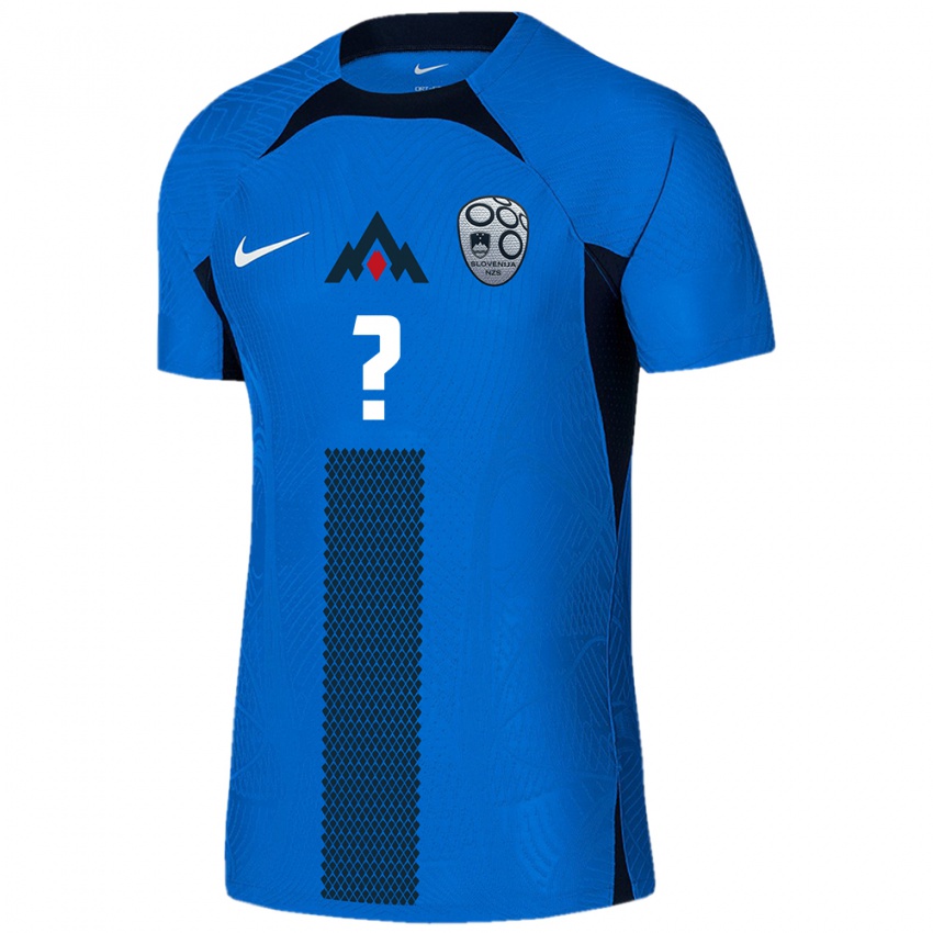 Criança Camisola Eslovênia Tian Kujovic #0 Azul Alternativa 24-26 Camisa Brasil