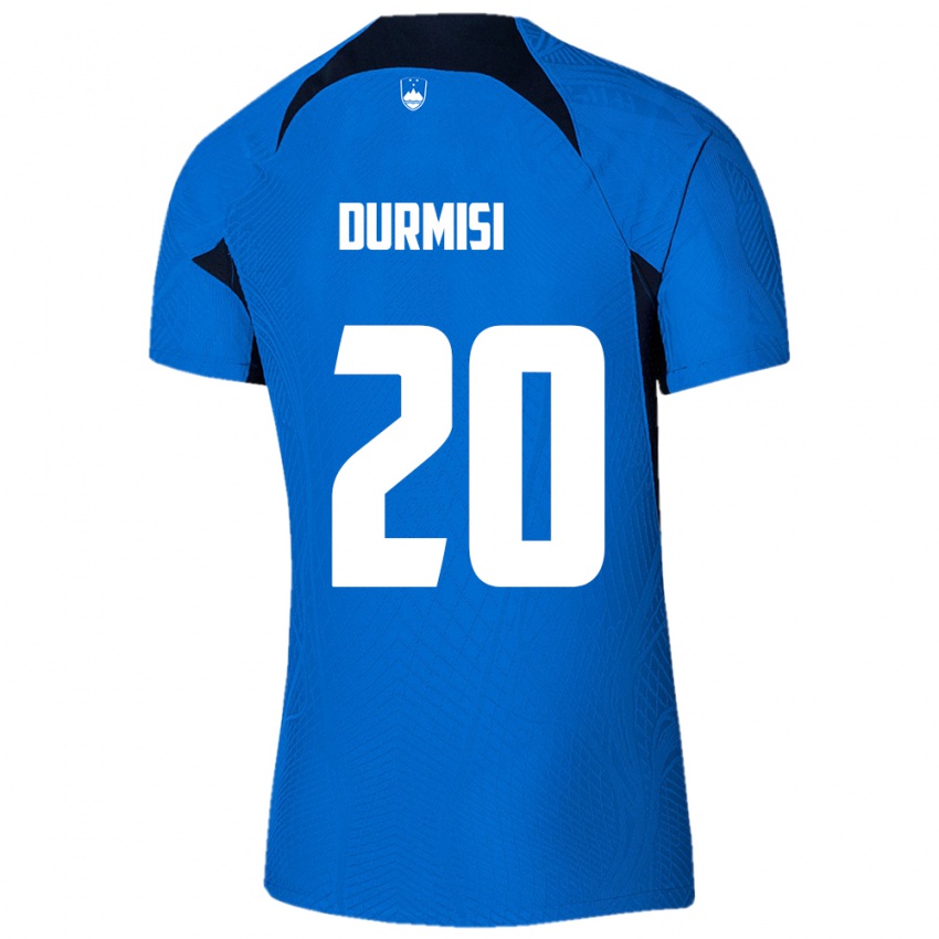 Criança Camisola Eslovênia Arman Durmisi #20 Azul Alternativa 24-26 Camisa Brasil