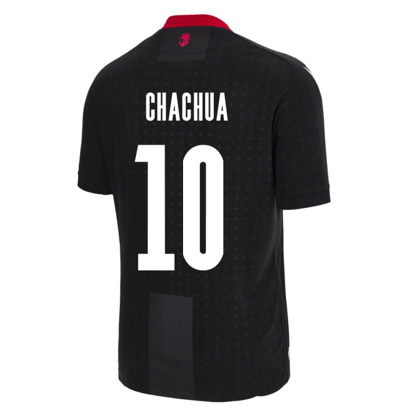 Criança Camisola Geórgia Giorgi Chachua #10 Preto Alternativa 24-26 Camisa Brasil