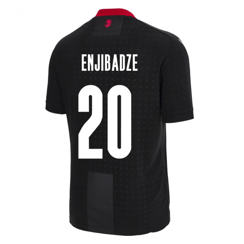 Criança Camisola Geórgia Elene Enjibadze #20 Preto Alternativa 24-26 Camisa Brasil