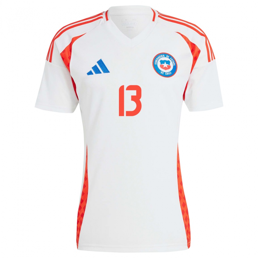 Criança Camisola Chile Darko Fiamengo #13 Branco Alternativa 24-26 Camisa Brasil