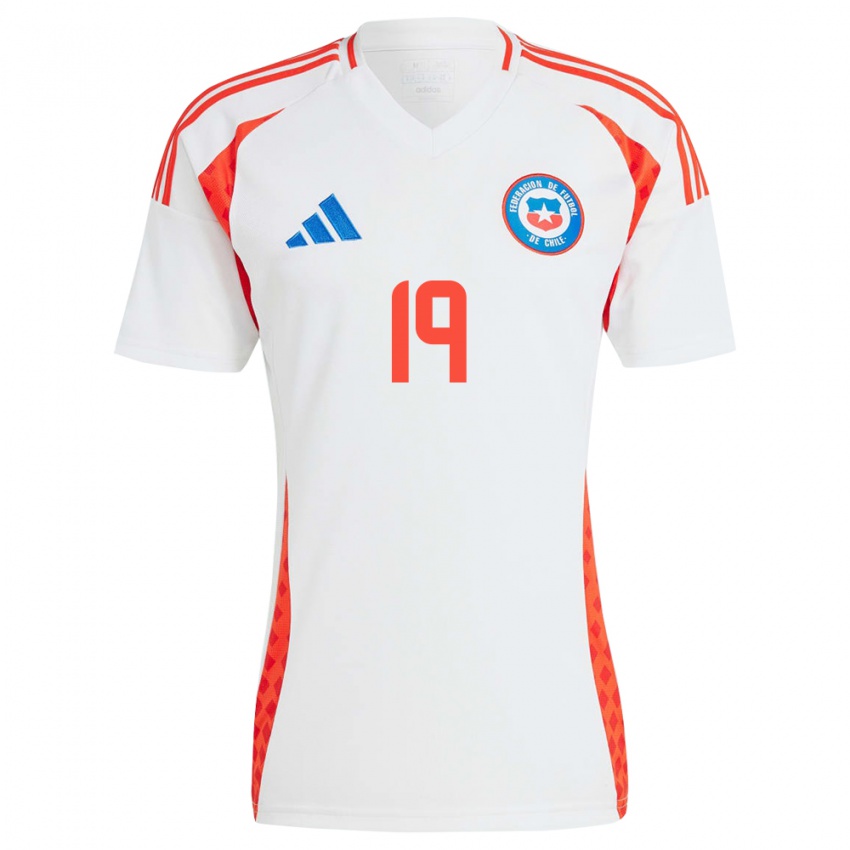 Criança Camisola Chile Marcos Bolados #19 Branco Alternativa 24-26 Camisa Brasil