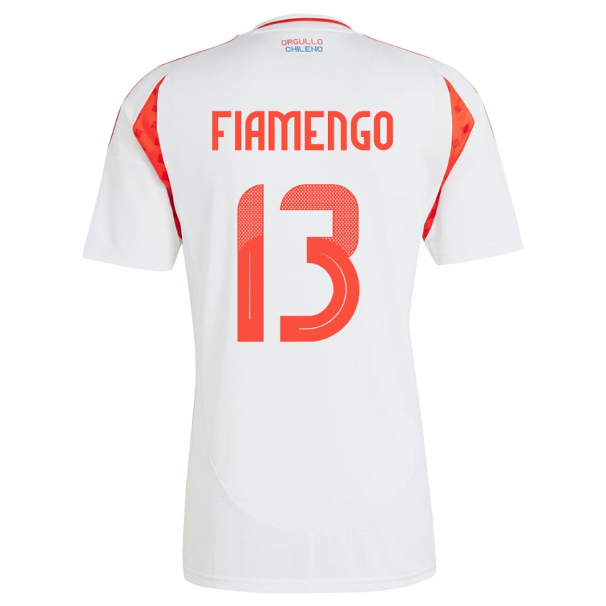 Criança Camisola Chile Darko Fiamengo #13 Branco Alternativa 24-26 Camisa Brasil