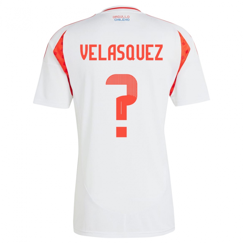 Criança Camisola Chile Milovan Velásquez #0 Branco Alternativa 24-26 Camisa Brasil