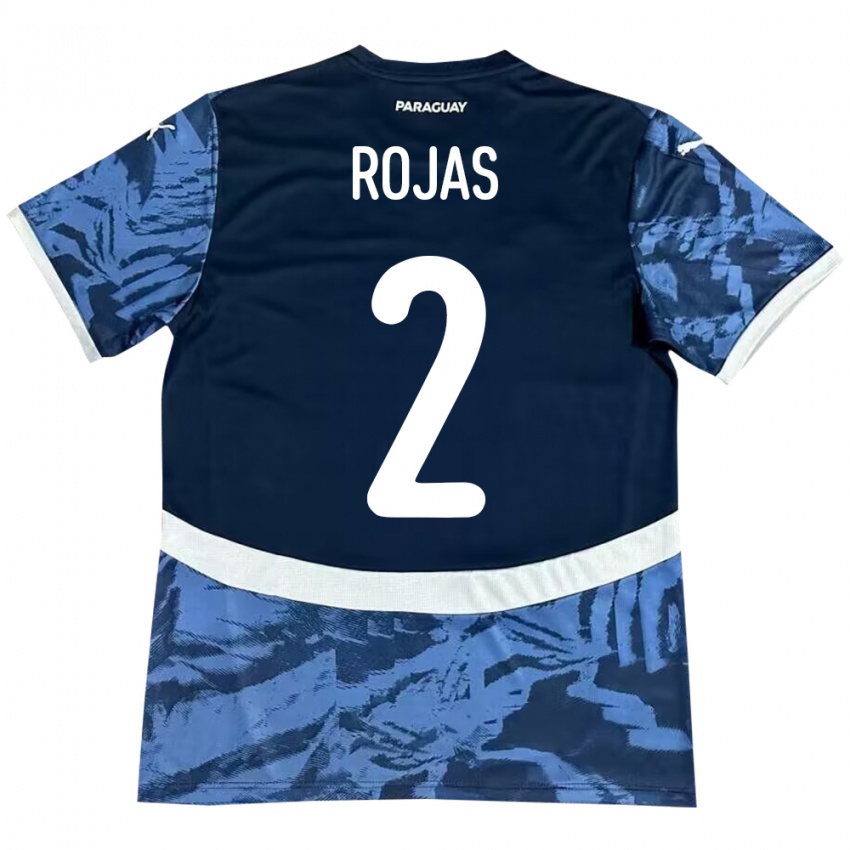 Criança Camisola Paraguai Robert Rojas #2 Azul Alternativa 24-26 Camisa Brasil