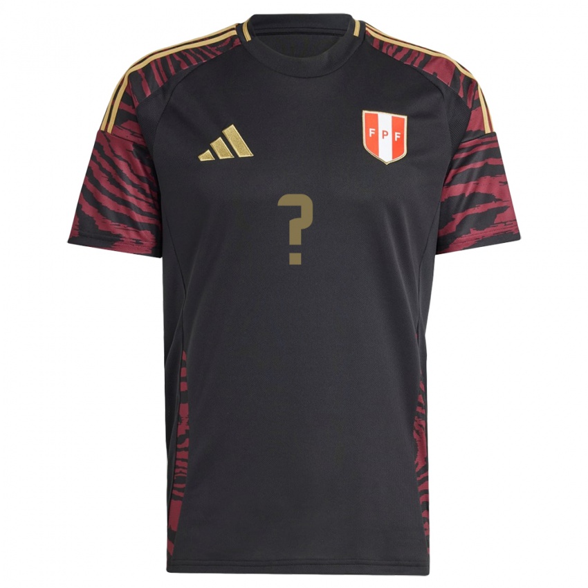 Criança Camisola Peru Adrián Beltrán #0 Preto Alternativa 24-26 Camisa Brasil