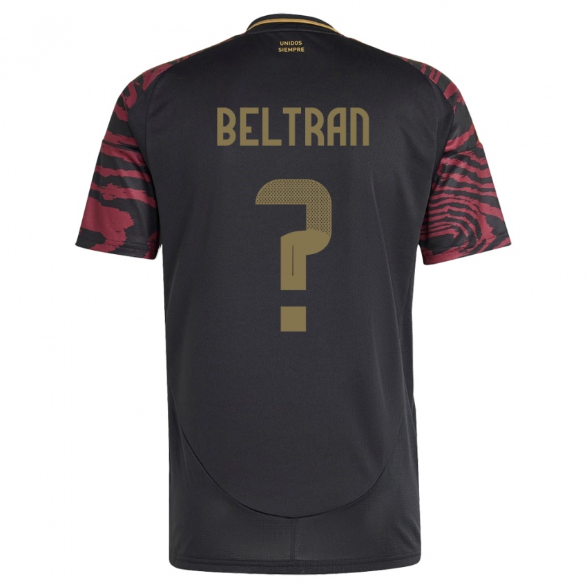 Criança Camisola Peru Adrián Beltrán #0 Preto Alternativa 24-26 Camisa Brasil