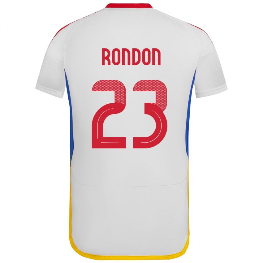 Criança Camisola Venezuela Salomón Rondón #23 Branco Alternativa 24-26 Camisa Brasil