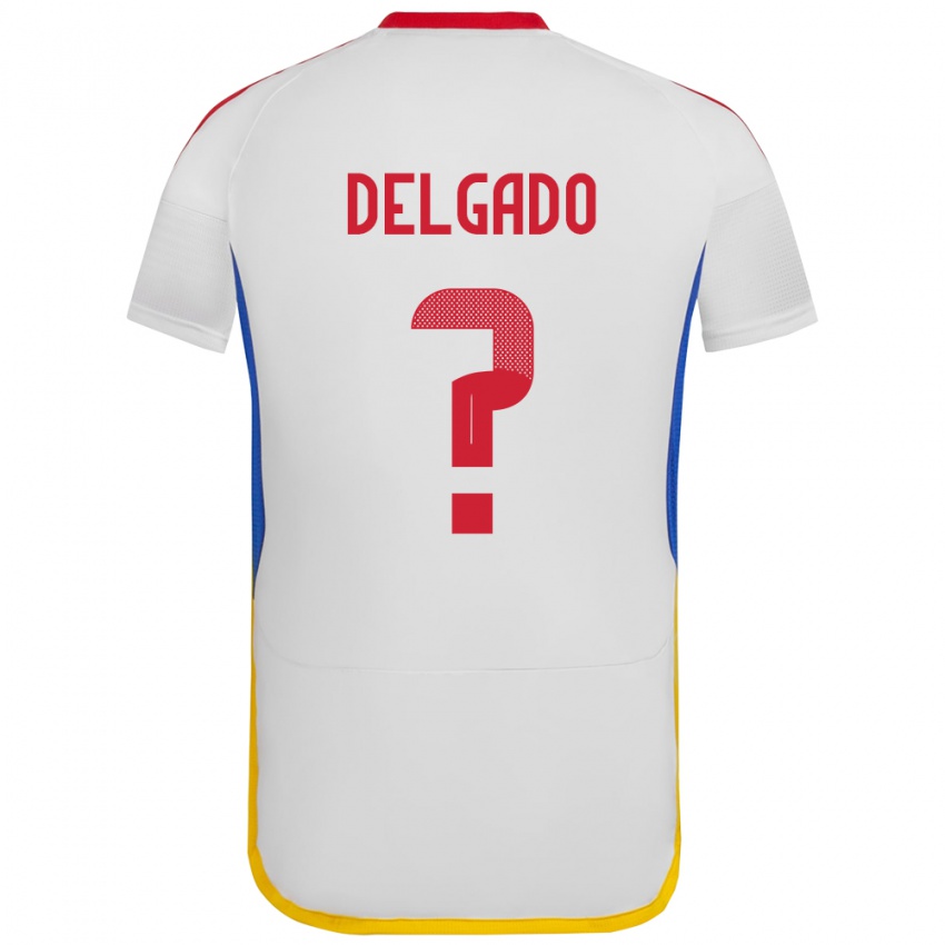 Criança Camisola Venezuela Álex Delgado #0 Branco Alternativa 24-26 Camisa Brasil