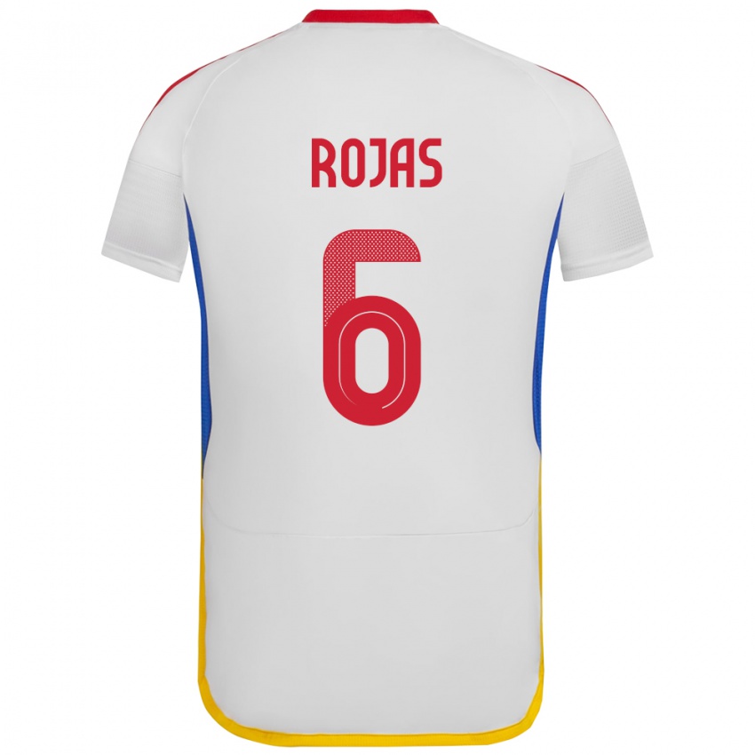 Criança Camisola Venezuela Carlos Rojas #6 Branco Alternativa 24-26 Camisa Brasil