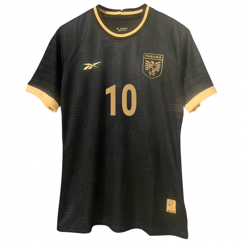 Criança Camisola Panamá Éric Moreno #10 Preto Alternativa 24-26 Camisa Brasil