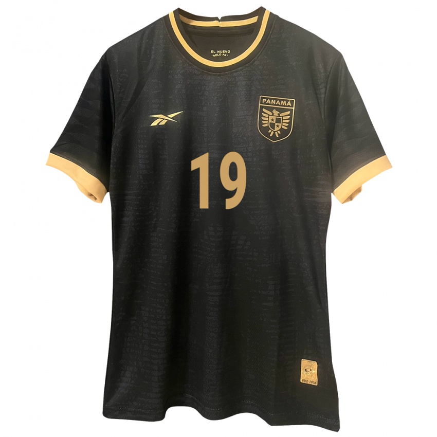 Criança Camisola Panamá Kahir Tovares #19 Preto Alternativa 24-26 Camisa Brasil