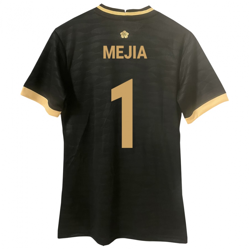 Criança Camisola Panamá Luis Mejía #1 Preto Alternativa 24-26 Camisa Brasil