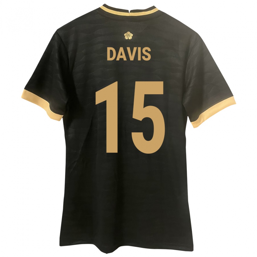 Criança Camisola Panamá Éric Davis #15 Preto Alternativa 24-26 Camisa Brasil