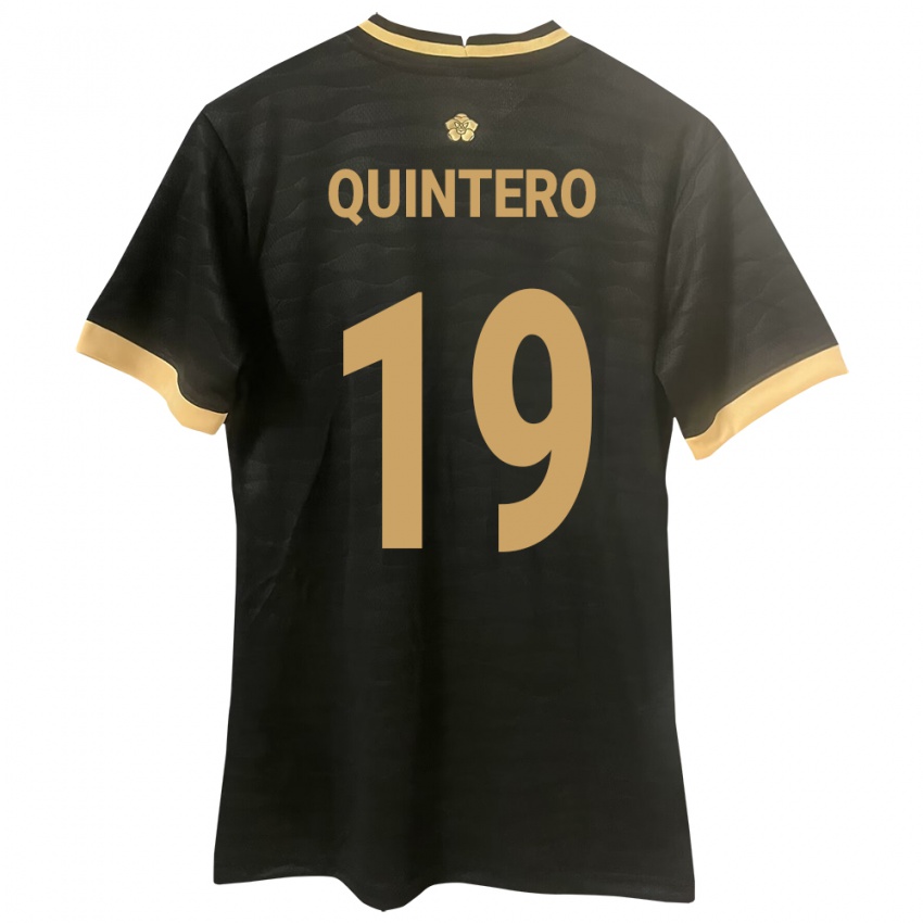 Criança Camisola Panamá Alberto Quintero #19 Preto Alternativa 24-26 Camisa Brasil