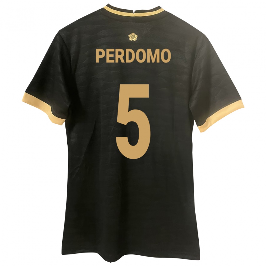 Criança Camisola Panamá Reyniel Perdomo #5 Preto Alternativa 24-26 Camisa Brasil