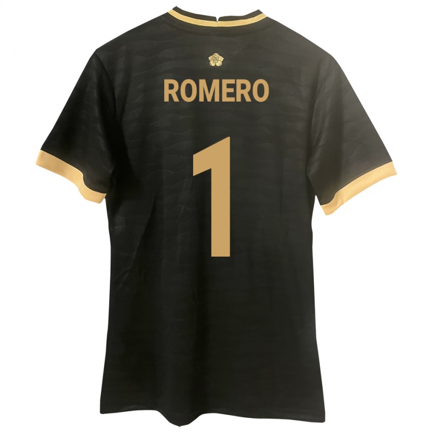 Criança Camisola Panamá Manuel Romero #1 Preto Alternativa 24-26 Camisa Brasil