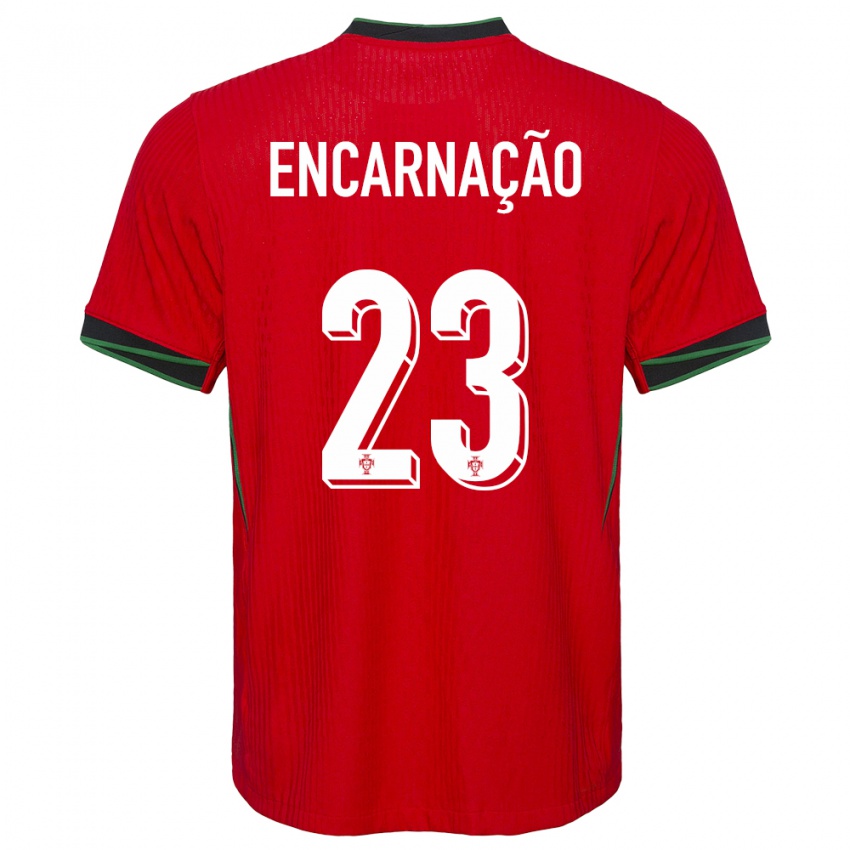 Homem Camisola Portugal Telma Encarnacao #23 Vermelho Principal 24-26 Camisa Brasil