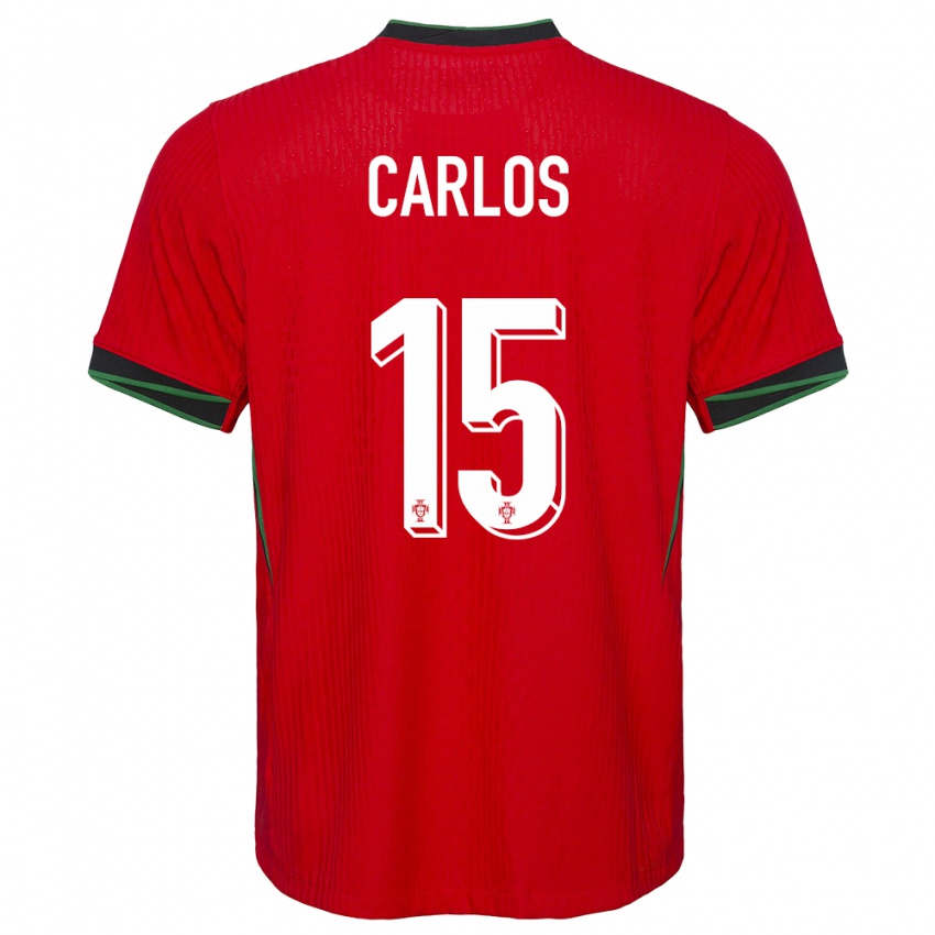 Homem Camisola Portugal Ze Carlos #15 Vermelho Principal 24-26 Camisa Brasil