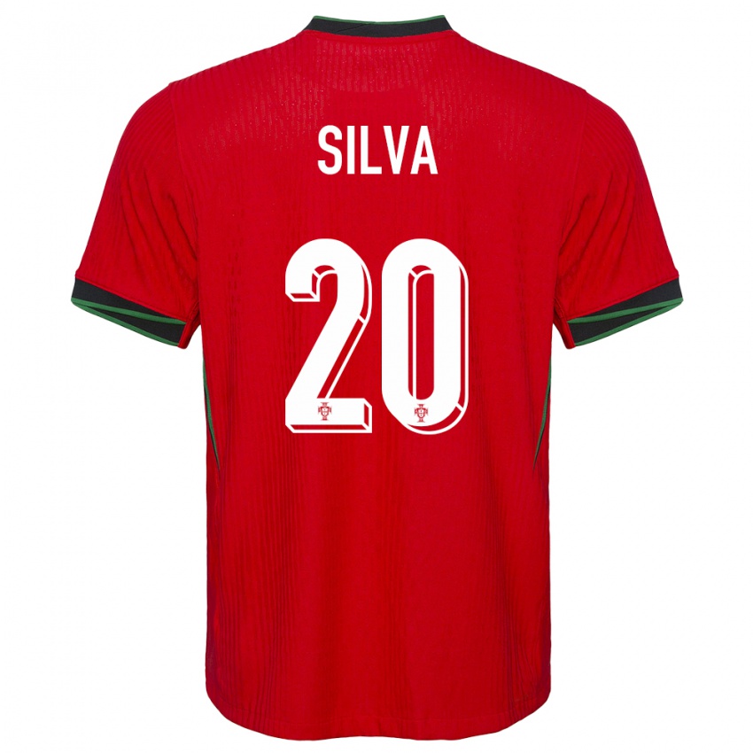 Homem Camisola Portugal Fabio Silva #20 Vermelho Principal 24-26 Camisa Brasil