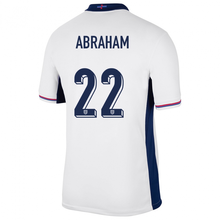 Homem Camisola Inglaterra Tammy Abraham #22 Branco Principal 24-26 Camisa Brasil