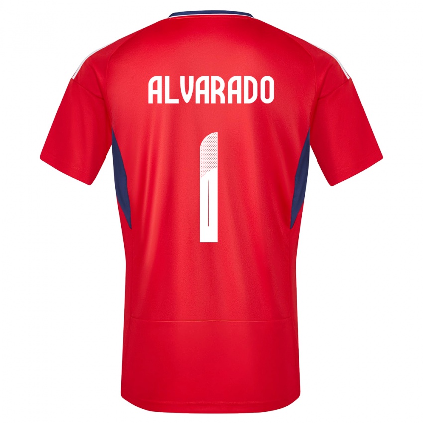 Homem Camisola Costa Rica Esteban Alvarado #1 Vermelho Principal 24-26 Camisa Brasil