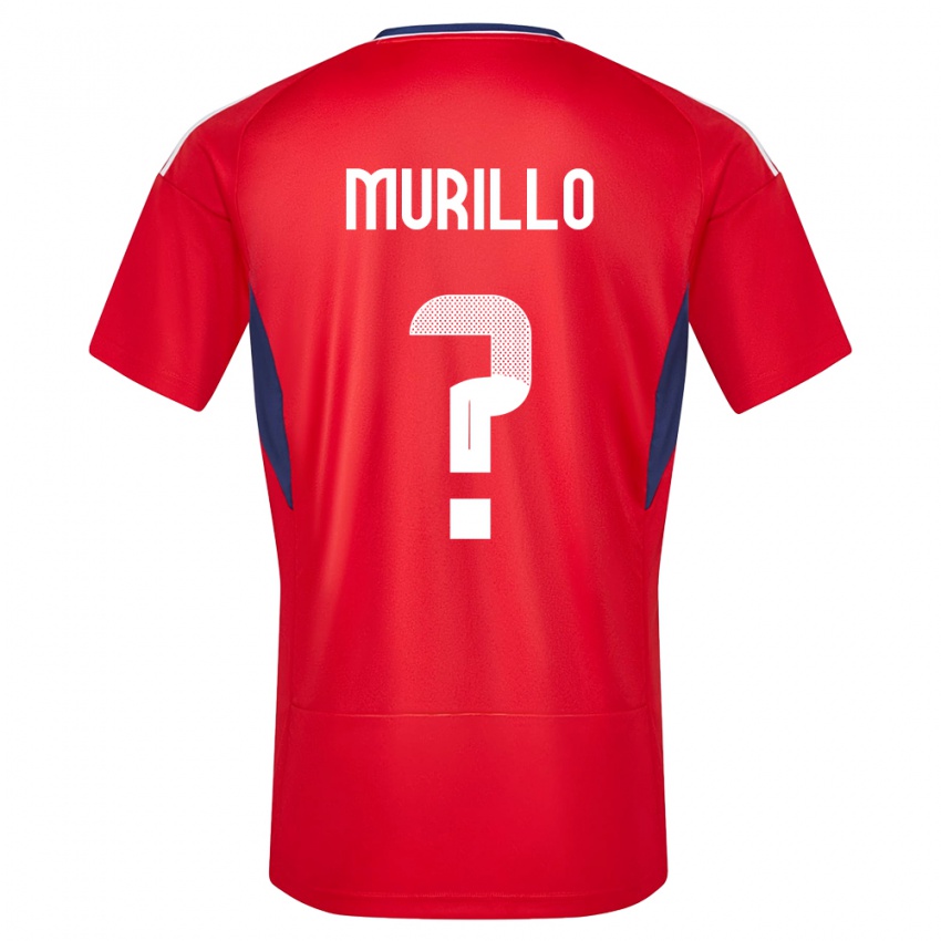 Homem Camisola Costa Rica Isaac Murillo #0 Vermelho Principal 24-26 Camisa Brasil