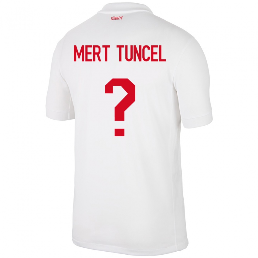 Homem Camisola Turquia Hasan Mert Tuncel #0 Branco Principal 24-26 Camisa Brasil