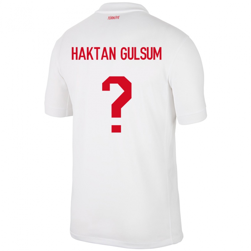 Homem Camisola Turquia Ayaz Haktan Gülsüm #0 Branco Principal 24-26 Camisa Brasil