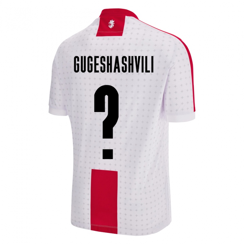 Homem Camisola Geórgia Zaza Gugeshashvili #0 Branco Principal 24-26 Camisa Brasil