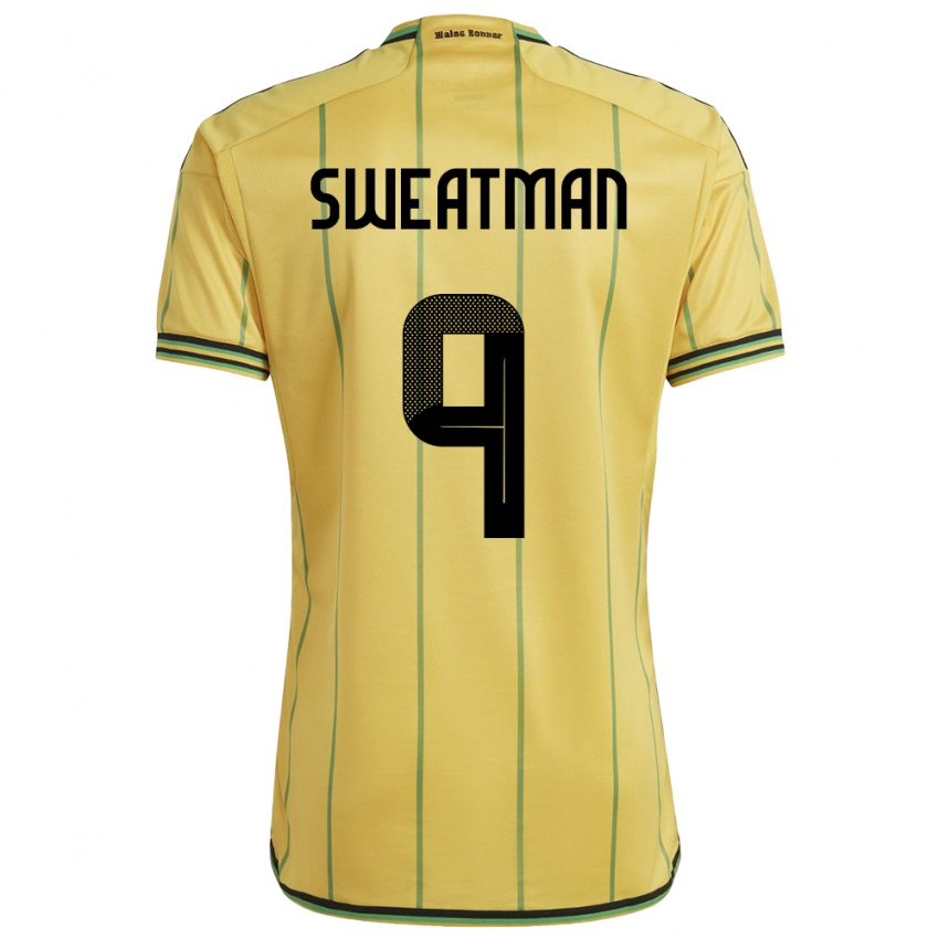 Homem Camisola Jamaica Marlo Sweatman #9 Amarelo Principal 24-26 Camisa Brasil